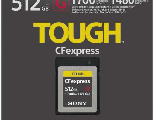 Sony hukommelseskort CFexpress Type B 512GB - CEB-G512