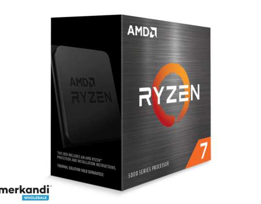 AMD AM4 Ryzen 7 5800X 3,8 GHz MAX Boost 4,7 GHz 8xCore 36 Mo 100-100000063WOF