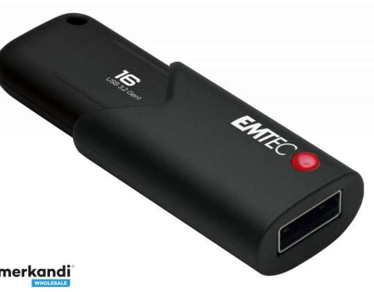 USB FlashDrive 16 GB EMTEC B120 Güvenli Tıklayın USB 3.2
