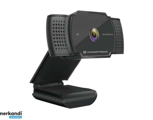 Conceptronic AMDIS 2k Super HD Webcam &amp; Micro. schwarz AMDIS02BNEUEVERSION