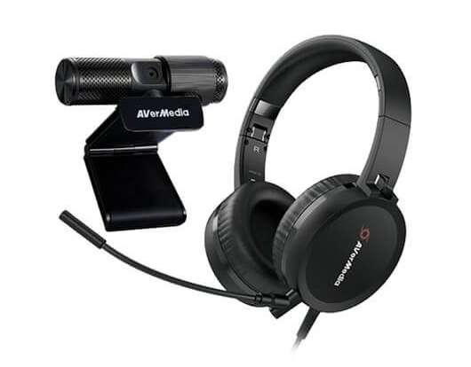 AVerMedia videoconferentiekit 317 BO317 webcam en headset 61BO317000AP