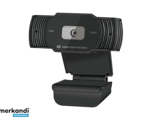 CONCEPTRONIC AMDIS 1080P Full HD -verkkokamera ja mikrofoni AMDIS04NEWVERSION