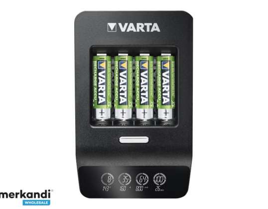 Зарядний пристрій Varta РК-дисплей надшвидкий зарядний пристрій + в т.ч. 4x AA 2100mAh 57685 101 441