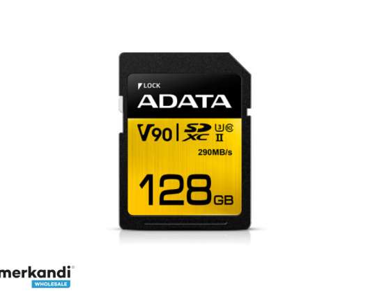 ADATA SDXC UHS-II U3 Clasa 10 128GB Premier One ASDX128GUII3CL10-C