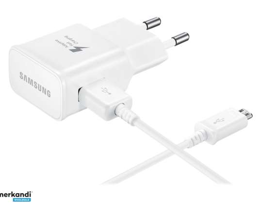 Samsung Chargeur rapide 15W Câble adaptateur secteur Type-C 1.5m Blanc EP-TA20EWECGWW