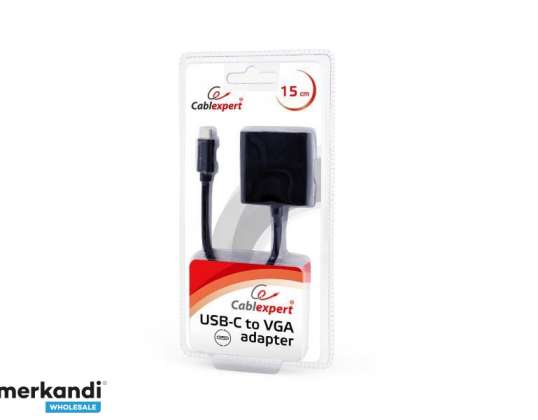 CableXpert USB-C to VGA Adapter AB-CM-VGAF-01