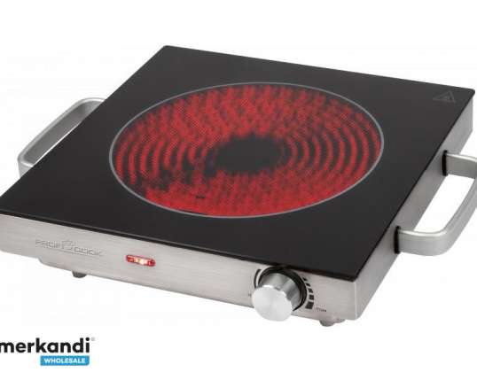 ProfiCook infrarød enkelt kokeplate PC-EKP 1210 (rustfritt stål)