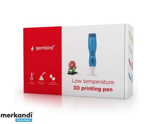 Penna di stampa 3D a bassa temperatura Gembird per filamento PCL 3DP-PENLT-01