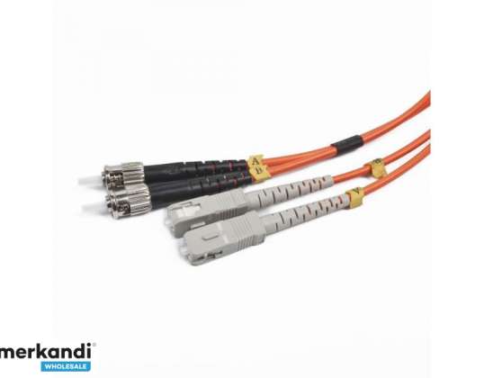 CableXpert Duplex Cavo multimodale in fibra ottica 1m CFO-STSC-OM2-1M