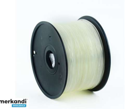 Gembird3 ABS filament gennemsigtig, 3 mm, 1 kg - 3DP-ABS3-01-TR