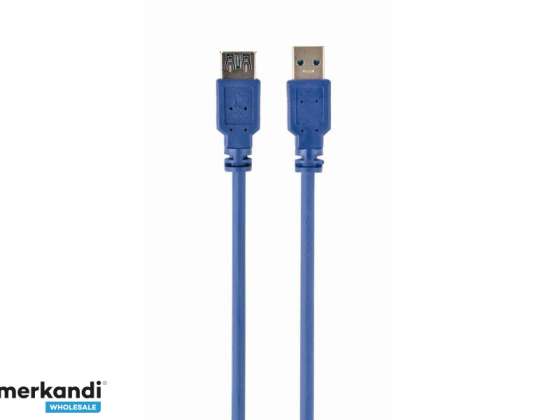 CableXpert USB 3.0 удължителен кабел, 10 фута - CCP-USB3-AMAF-10