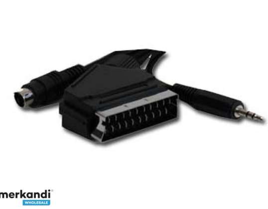 CaboXpert SCART plug to S-Video+audio 5 meter cabo - CCV-4444-5M