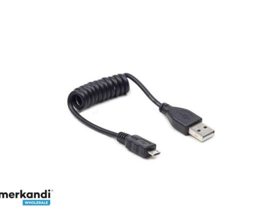 CableXpert pööratud mikro-USB kaabel 0.6m CC-mUSB2C-AMBM-0.6M