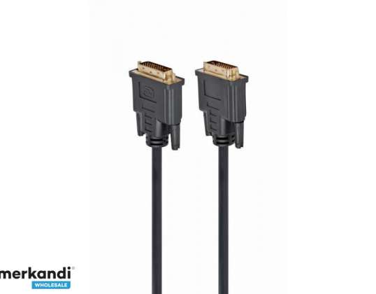 CableXpert DVI video kábel dual link 10ft kábel čierny CC-DVI2-BK-10