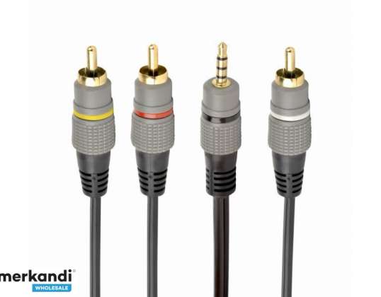 CableXpert stereofoninis garso kabelis 3,5 mm lizdas CCAP-4P3R-1.5M