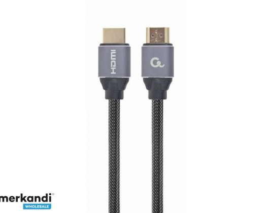 CableXpert Cavo HDMI ad alta velocità maschio a maschio Premium CCBP-HDMI-2M