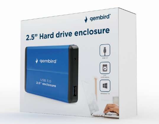 Gembird USB 3.0 2.5 HDD ház EE2-U3S-2-B