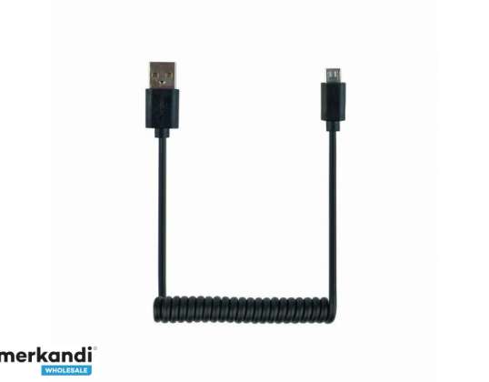 CabluXpert cablu micro-USB rotit 1.8 m negru CC-mUSB2C-AMBM-6