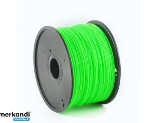 Gembird3 ABS filament Lichtgevend Groen 1.75 mm 1 kg 3DP-ABS1.75-01-LG
