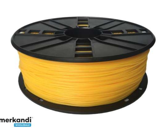 Gembird3 TPE flexible filament Yellow 1.75 mm 1 kg 3DP TPE1.75 01 Y