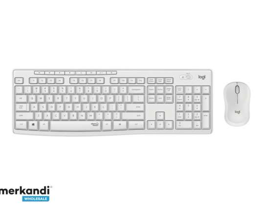 "Logitech" belaidė klaviatūra + pelė MK295 balta mažmeninė prekyba 920-009819
