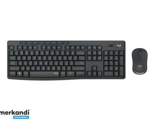 "Logitech" belaidė klaviatūra + pelė MK295 juoda mažmeninė prekyba 920-009794