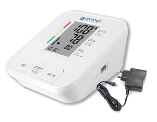 Oromed Elektronický monitor krevního tlaku v horní části paže ORO-N4 Classic + napájecí zdroj