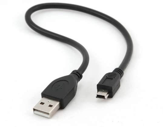 KabelXpert USB 2.0 A-plugg minikabel 5PM 30cm CCP-USB2-AM5P-1