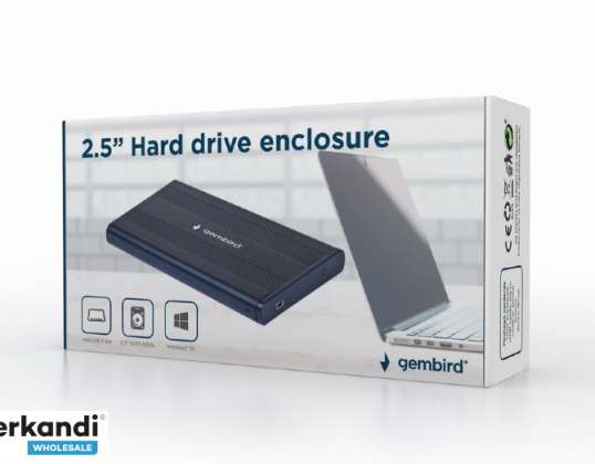Caixa USB 2.0 Externa Gembird para 2.5 HDDs SATA MINI-USB EE2-U2S-5