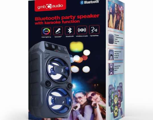 GMB Audio Bluetooth Lautsprecher mit Karaoke Funktion SPK BT 13