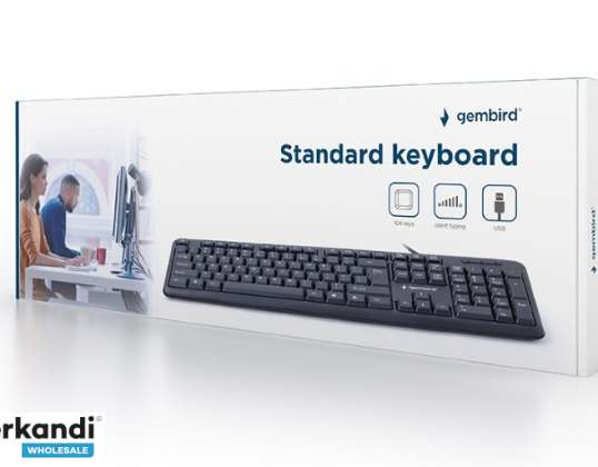 Gembird Standard Tastatur KB-U-103-ES
