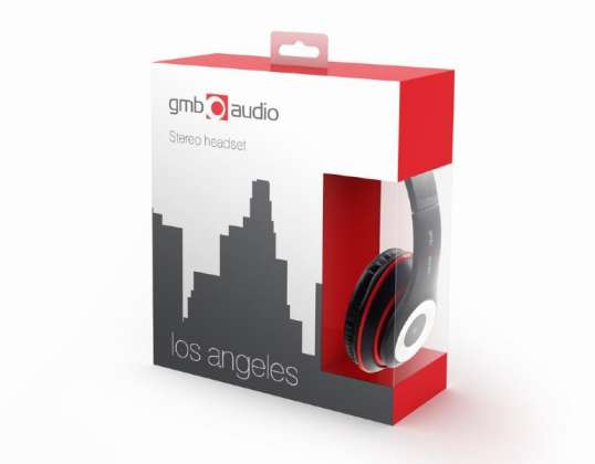 Gembird Stereo Headset Los Angeles černá MHS-LAX-B