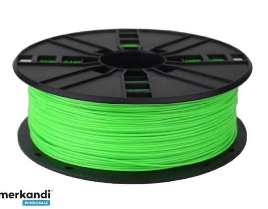 Gembird pavediens PLA Fluorescējošs zaļš 1,75 mm 1 kg 3DP-PLA1.75-01-FG