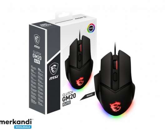 MSI Mouse Clutch GM20 Elite GAMING | S12-0400D00-C54