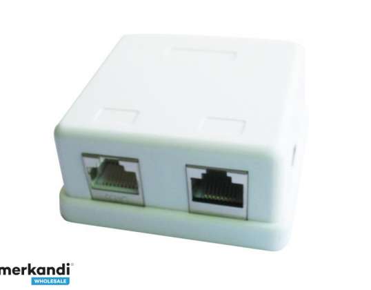 CableXpert 2-Port LAN Connection Socket on plaster NCAC-HS-SMB2