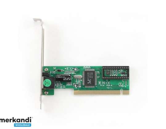 "Gembird 100Base-TX PCI Fast Ethernet" kortelė su "Realtek" mikroschemų rinkiniu NIC-R1