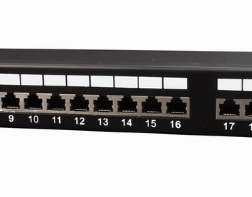 CableXpert Cat.6 24 portový stíněný patch panel 19 1U NPP-C624-002