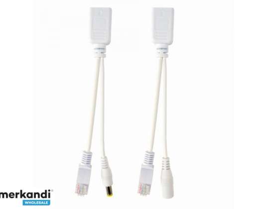 CableXpert UTP: комплект кабелей PoE пассивный 0,15 м PP12-POE-0,15 М-Вт