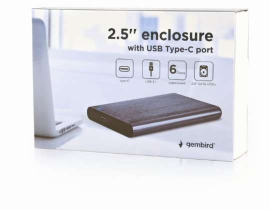Gembird USB 3.0 2.5 HDD skříň EE2-U3S-6-GR