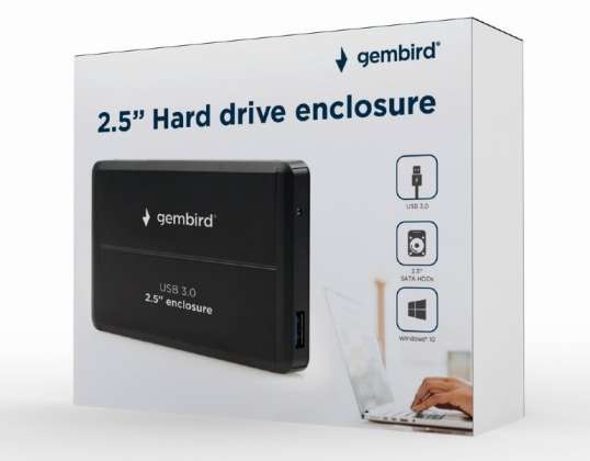 Gembird USB 3.0 2.5 HDD kabinet EE2-U3S-2