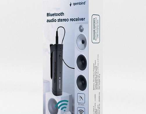Gembird Bluetooth Audio Stereo Receiver black BTR-05