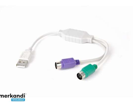 Prevodník USB-na-PS/2 CableXpert UAPS12