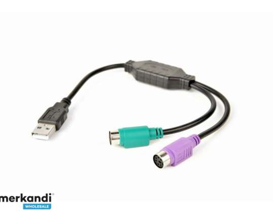 CableXpert USB-naar-PS/2 Converter UAPS12-BK