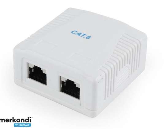 CableXpert Shielded CAT6 surface-mounted box with 1 connection NCAC-2F6-01