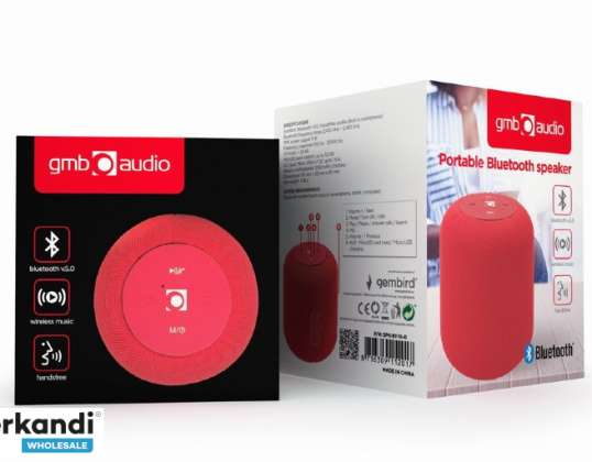 GMB Audio Bluetooth zvočnik SPK-BT-15-R