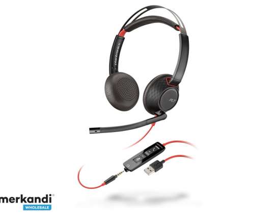 Plantronics Headset Blackwire C5220 Binaural USB + 3.5mm 207576-01