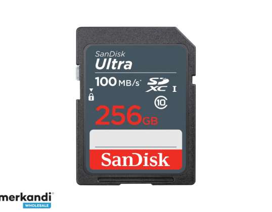 SanDisk карта с памет SDXC карта Ultra 256 GB SDSDUNR-256G-GN3IN