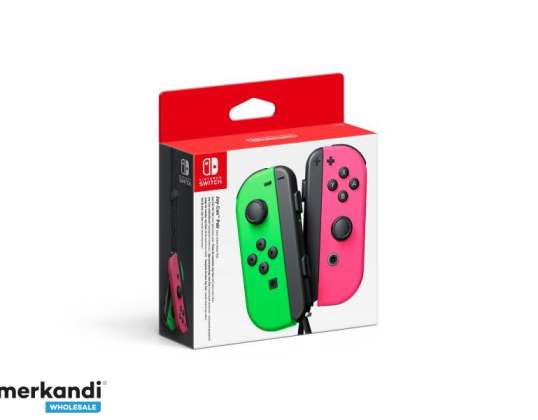 Nintendo Switch Joy-Con Controller Para - Neonowa zieleń / Neonowy róż (L + R) - 212021 - Nintendo Switch