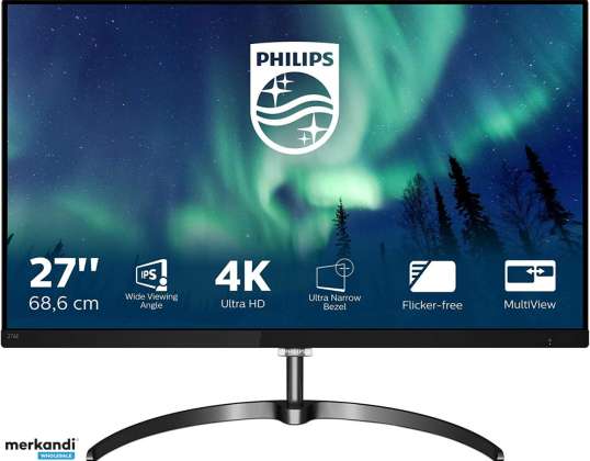 Philips E-line 276E8VJSB - LED-monitor - 4K - 68,6 cm (27) - 276E8VJSB/00