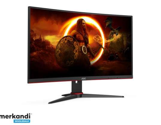 AOC Gaming C24G2AE/BK - LED monitor - zakrivljen - Full HD (1080p) 61 cm (24)
